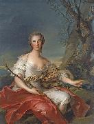 Jean Marc Nattier Portrait of Madame Bouret as Diana France oil painting artist